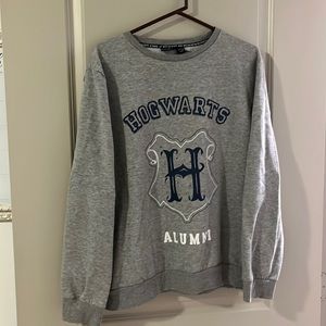 harry potter hogwarts alumni grey sweatshirt